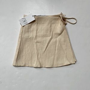 New Zara Wraparound Skirt